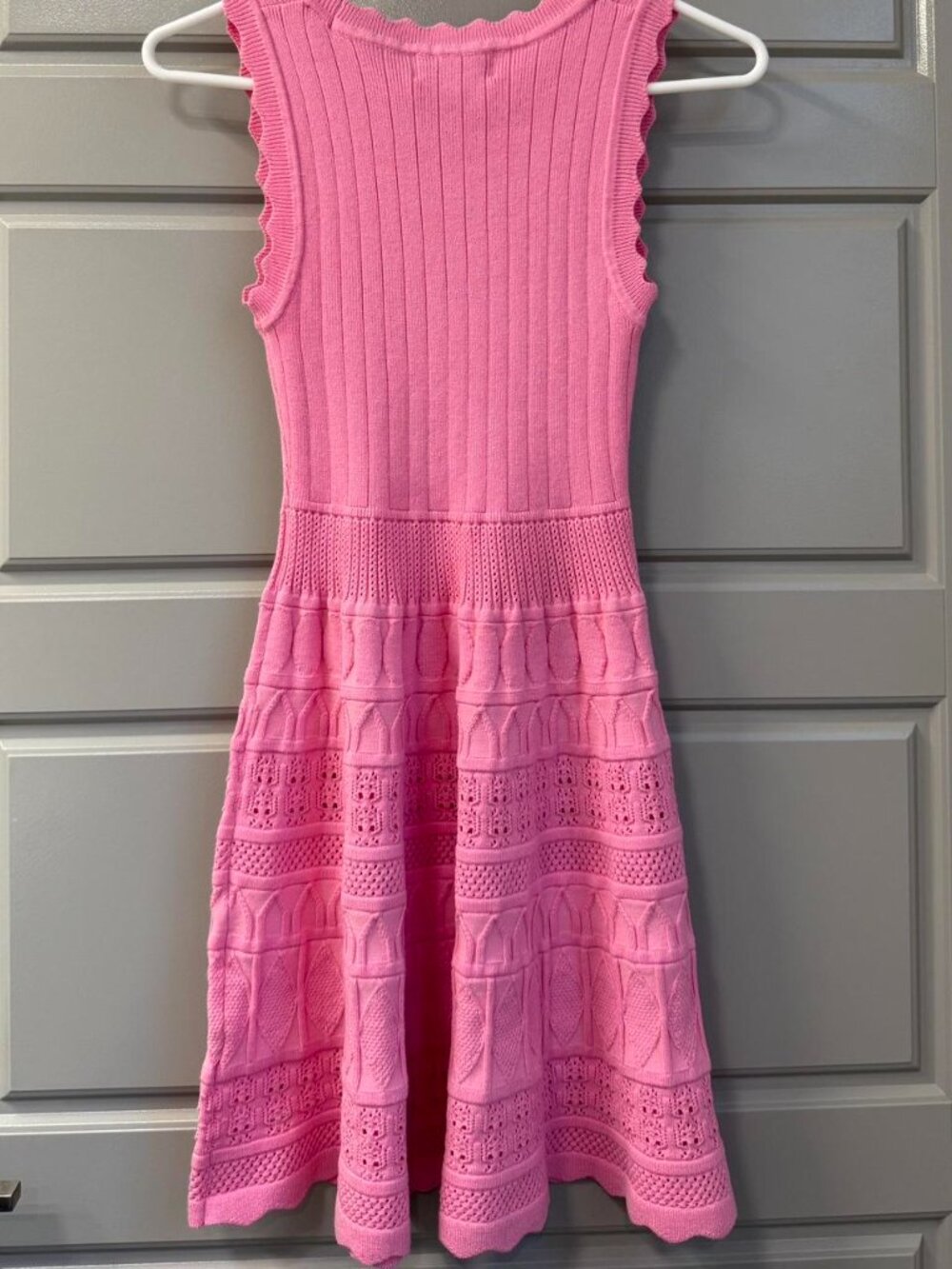 Willow & Wind Pink Knit Tiered Dress - Picture 14 of 15